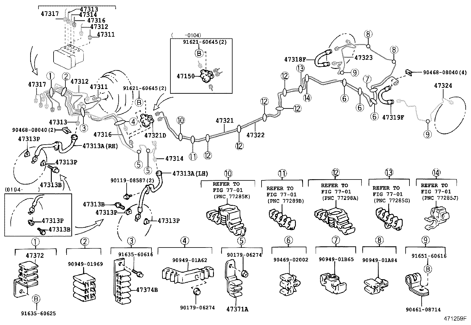 44050-44121 ACTUATOR ASSY, BRAKE product image