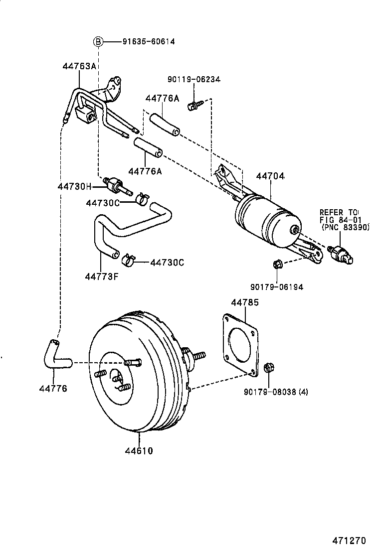 44610-2D810 BOOSTER ASSY, BRAKE product image