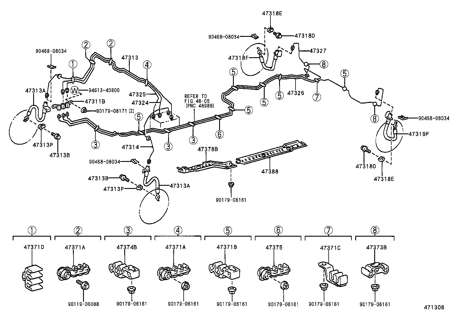 44590-40020 BRACKET ASSY, BRAKE ACTUATOR product image