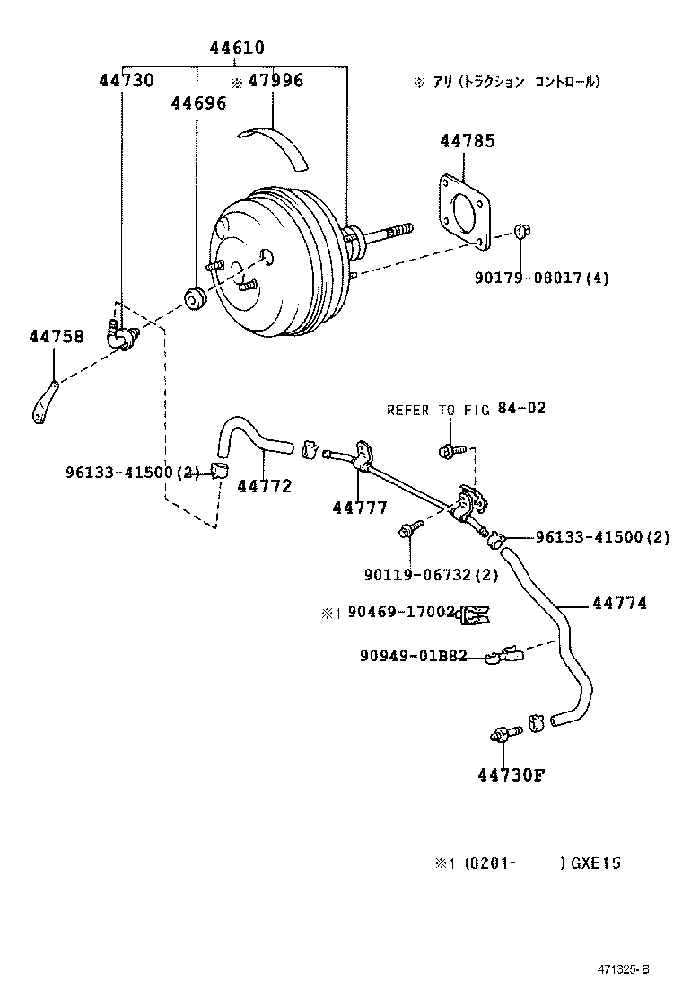 44610-53240 BOOSTER ASSY, BRAKE product image