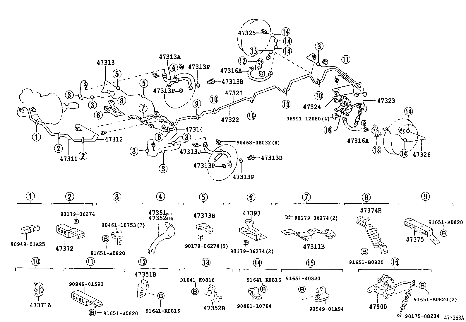 44510-26020 ACTUATOR ASSY, BRAKE product image