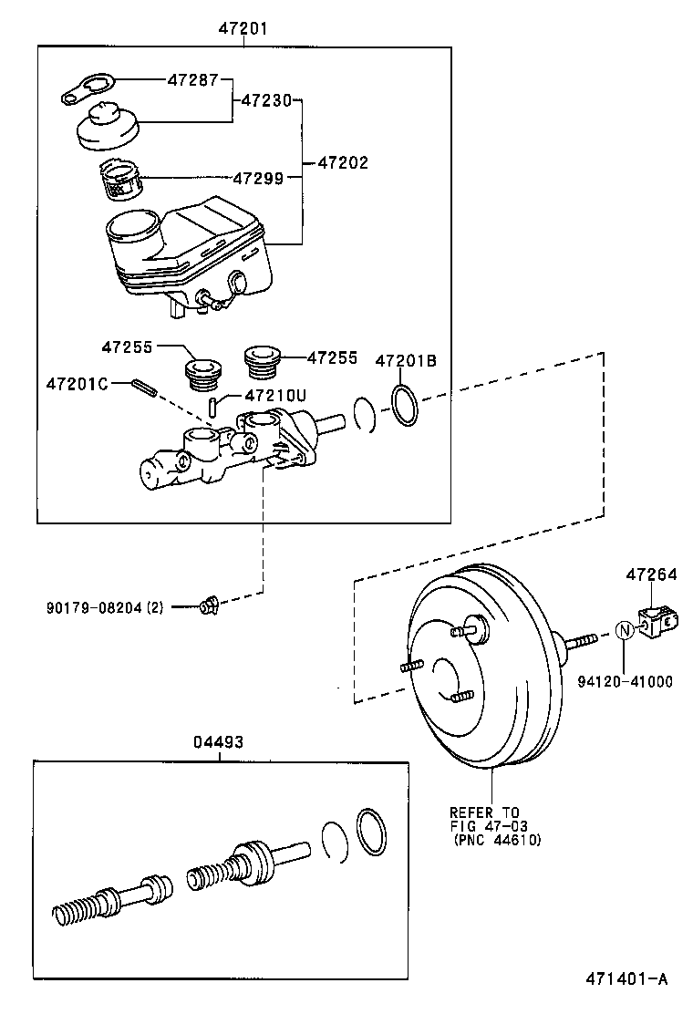 47220-52040 RESERVOIR SUB-ASSY, BRAKE MASTER CYLINDER product image