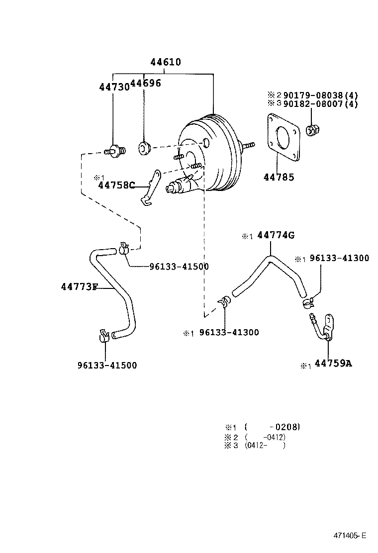44610-52010 BOOSTER ASSY, BRAKE product image