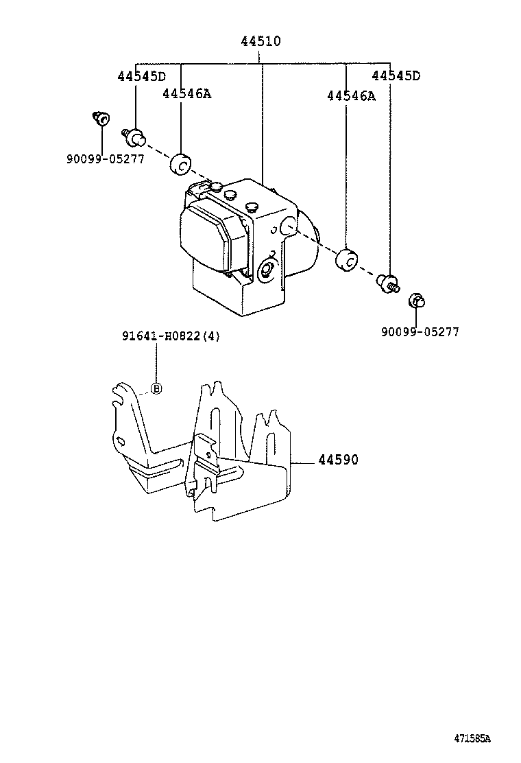 44050-27020 ACTUATOR ASSY, BRAKE product image