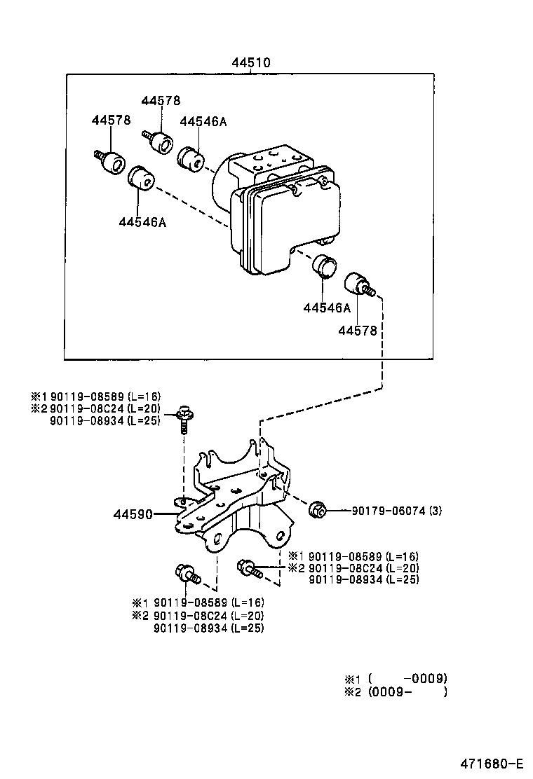 47321-52061 TUBE, REAR BRAKE, NO.1 product image