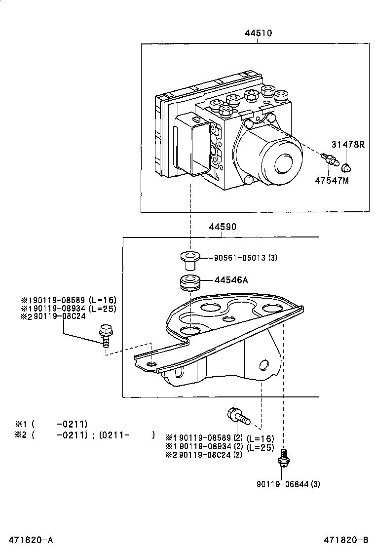 47547-22020 PLUG, BLEEDER(FOR BRAKE ACTUATOR) product image