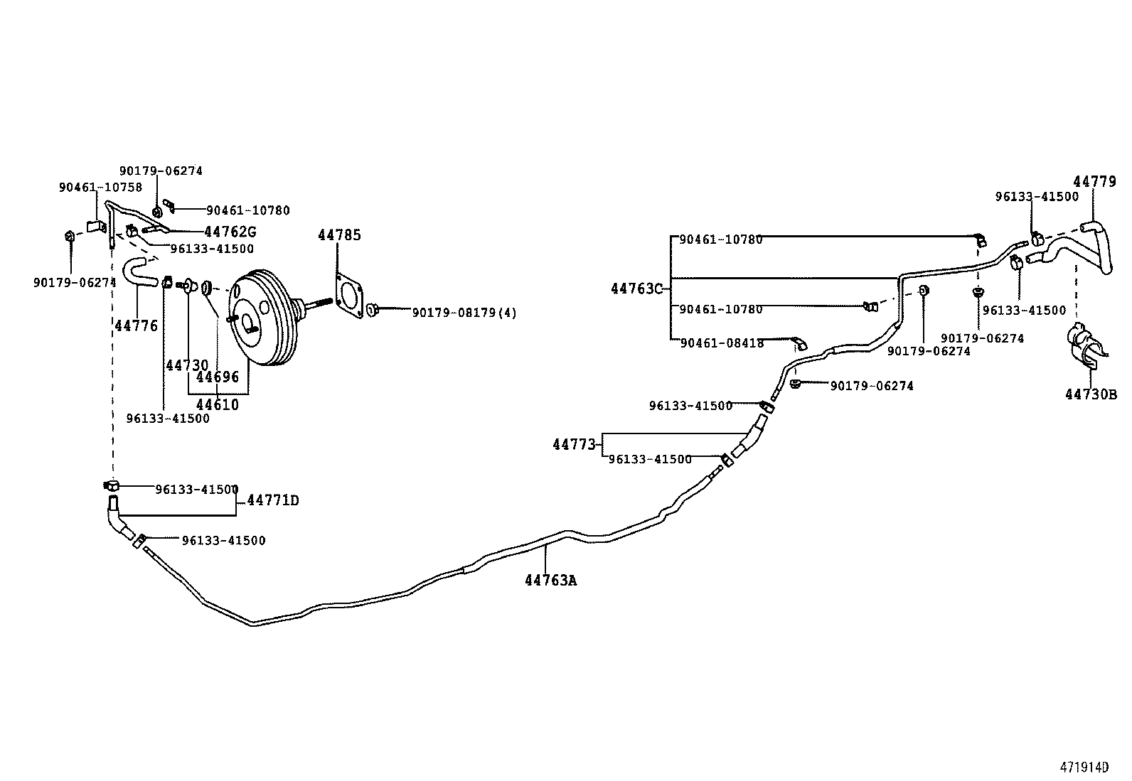 44610-17341 BOOSTER ASSY, BRAKE product image