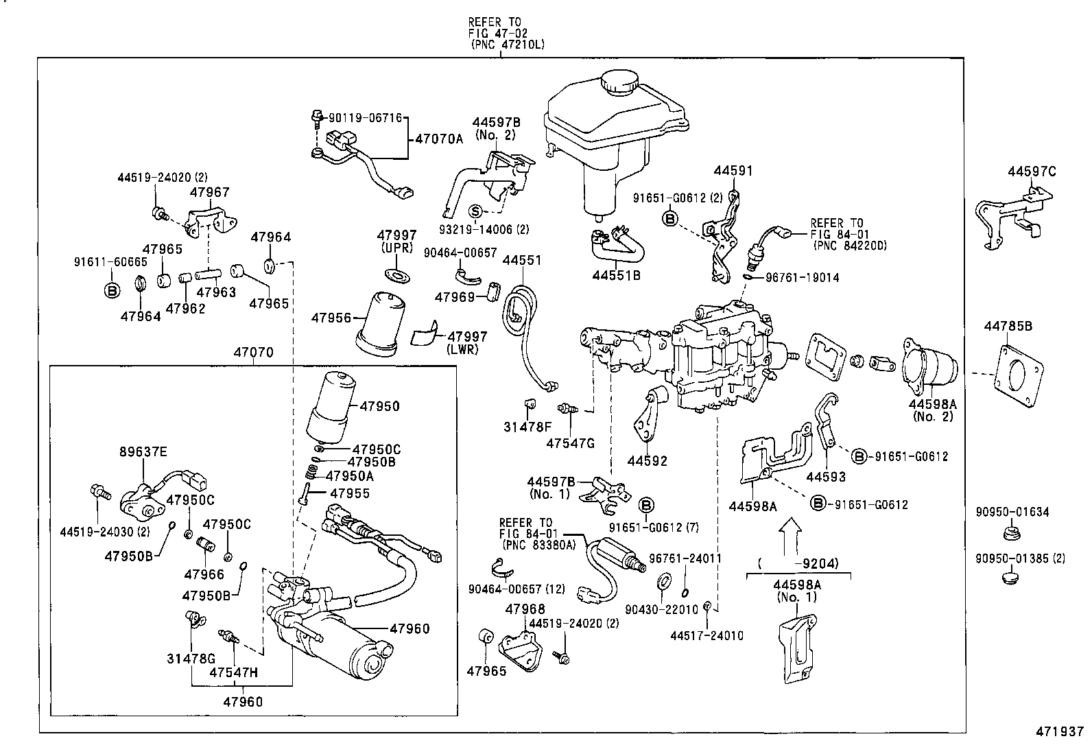 44589-24010 WAY, NO.1(FOR BRAKE ACTUATOR) product image