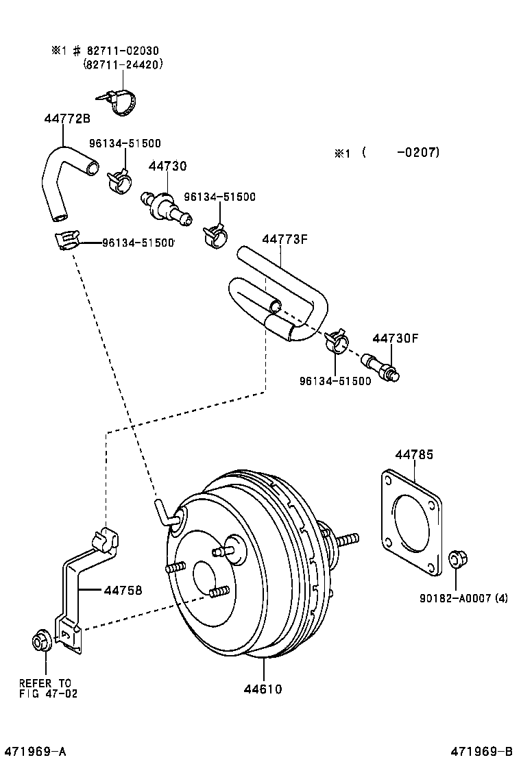 44610-07100 BOOSTER ASSY, BRAKE product image