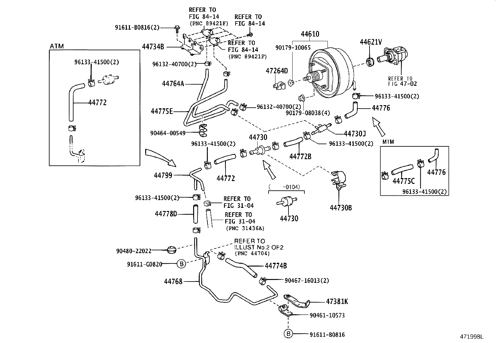 44610-37170 BOOSTER ASSY, BRAKE product image