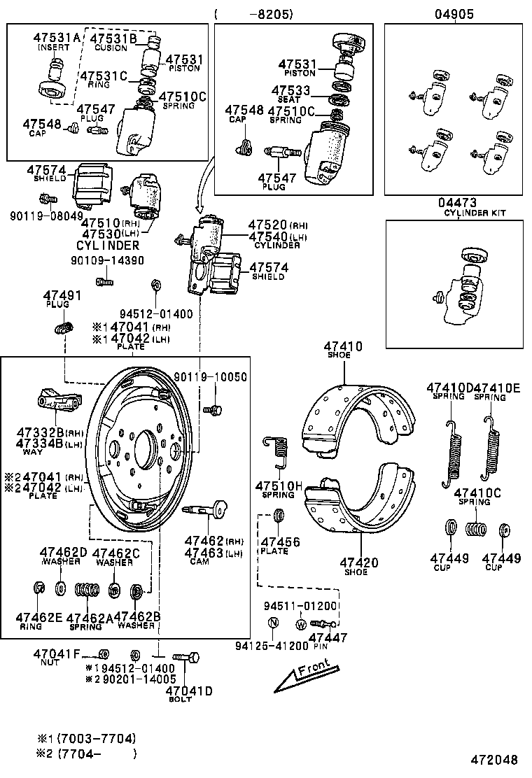 47547-37010 PLUG, BLEEDER(FOR FRONT DRUM BRAKE) product image
