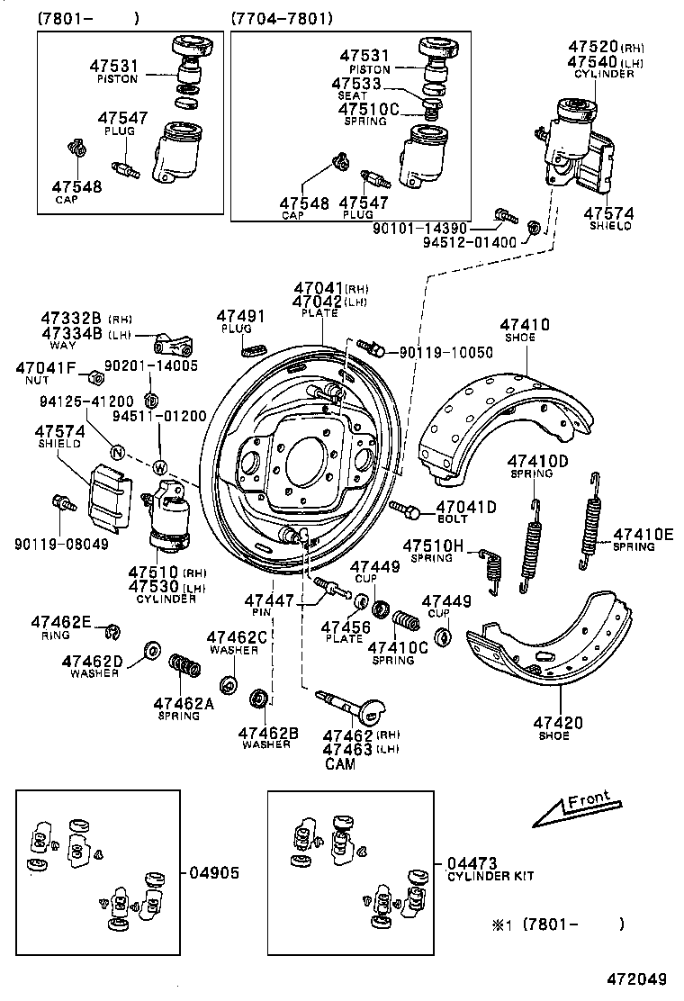 47547-37010 PLUG, BLEEDER(FOR FRONT DRUM BRAKE) product image