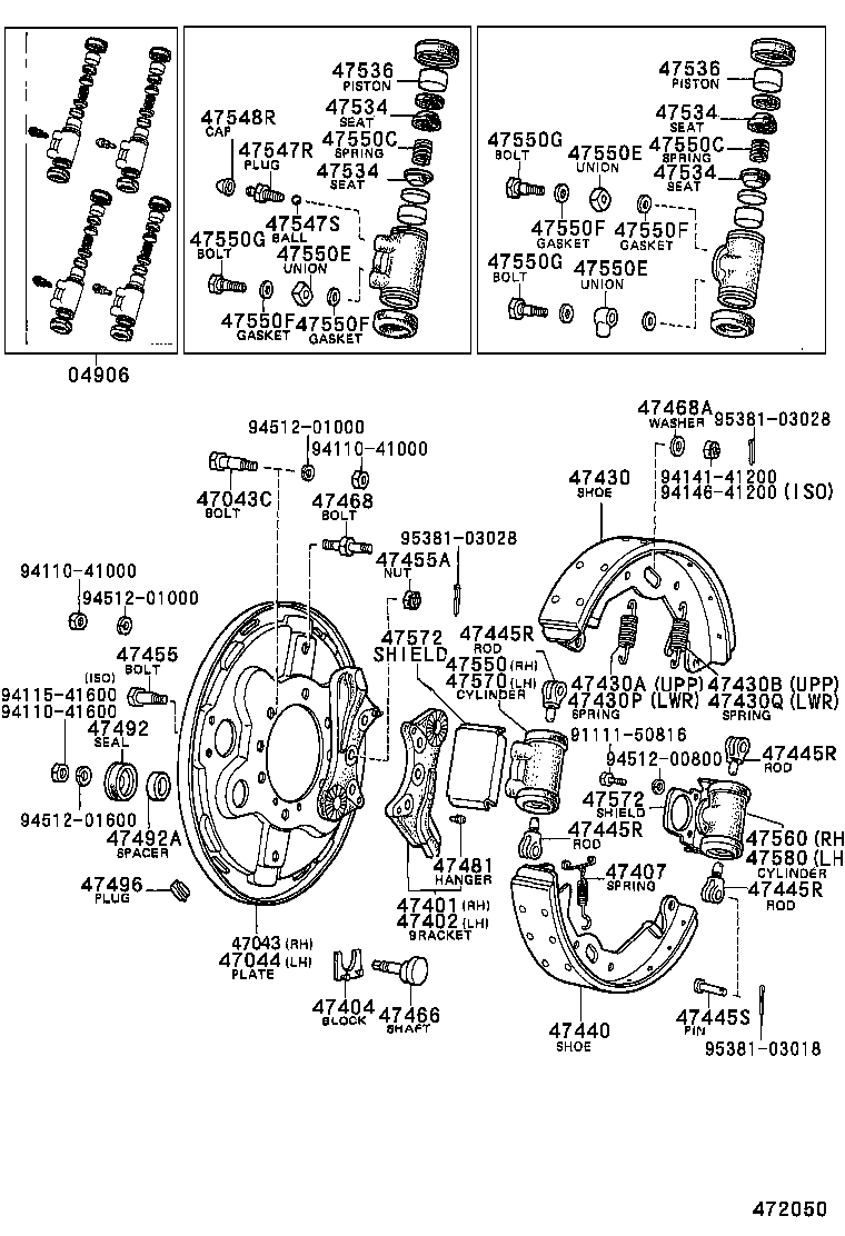 47547-55010 PLUG, BLEEDER(FOR DRUM BRAKE, REAR) product image