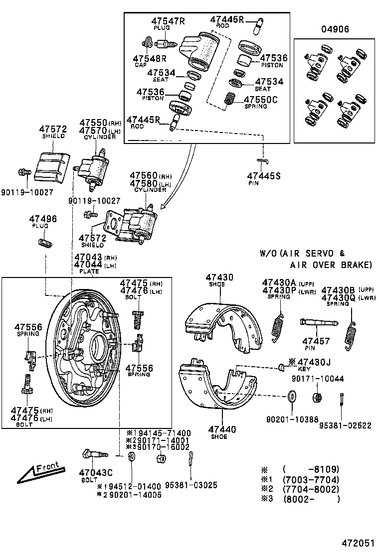 47547-55010 PLUG, BLEEDER(FOR DRUM BRAKE, REAR) product image