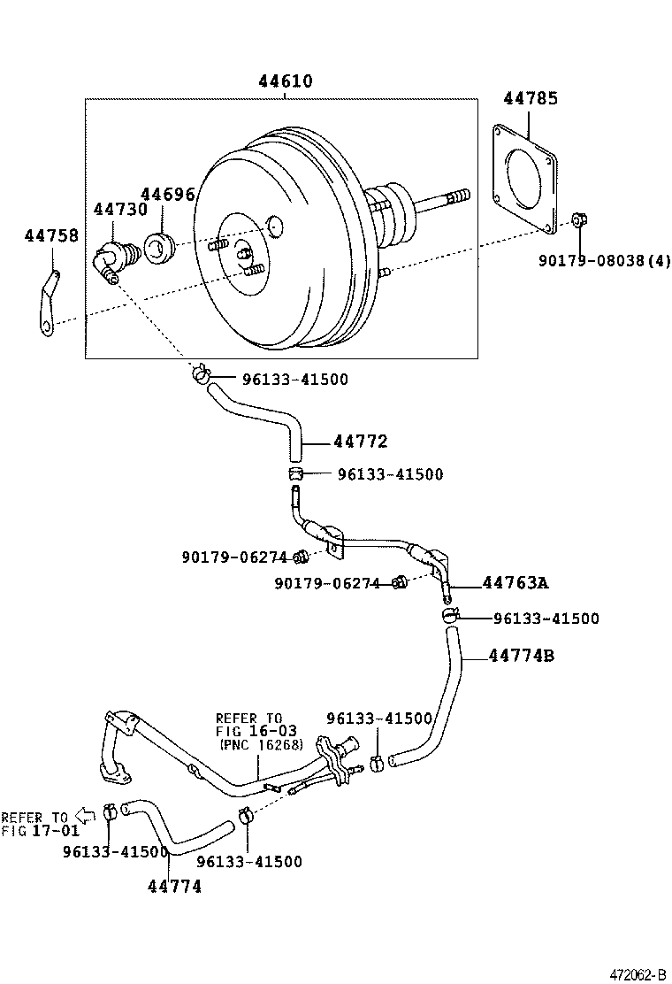 44610-42200 BOOSTER ASSY, BRAKE product image
