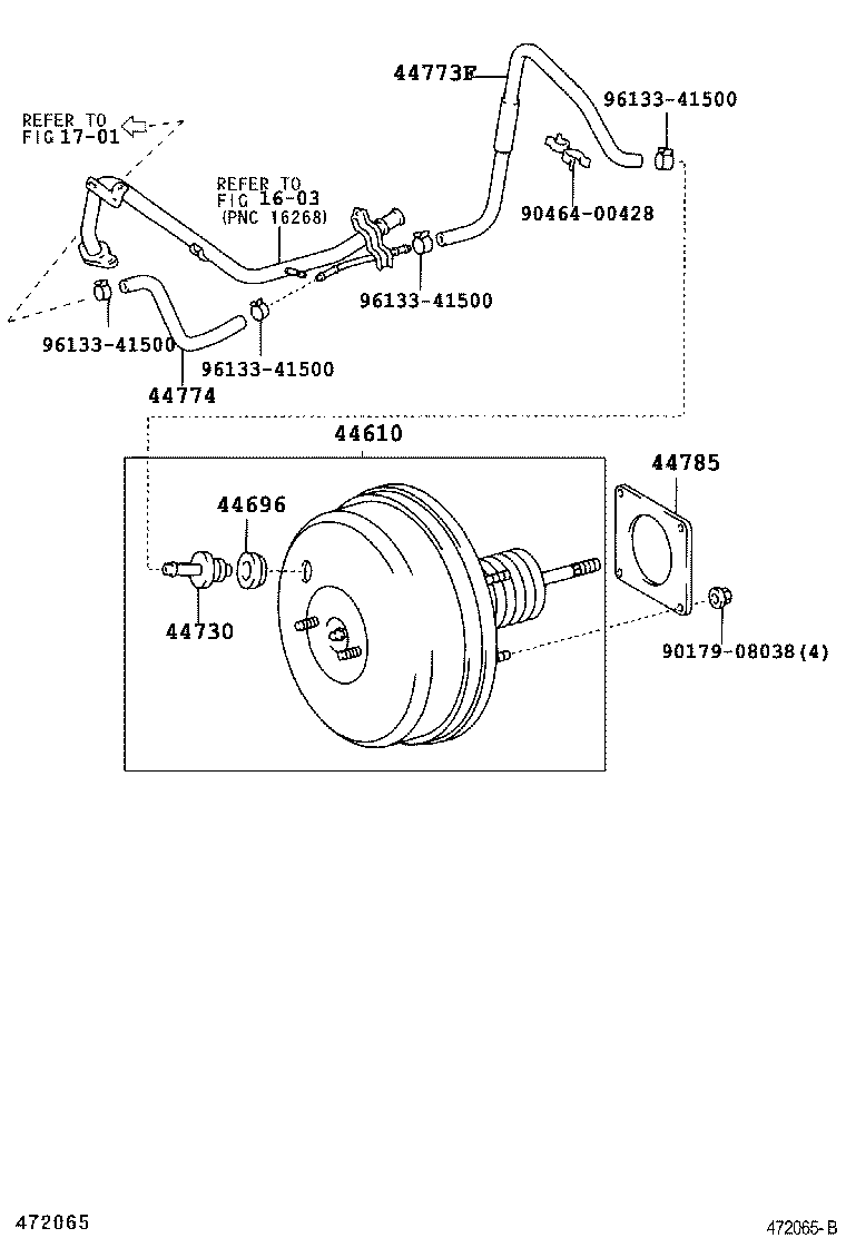 44610-42200 BOOSTER ASSY, BRAKE product image
