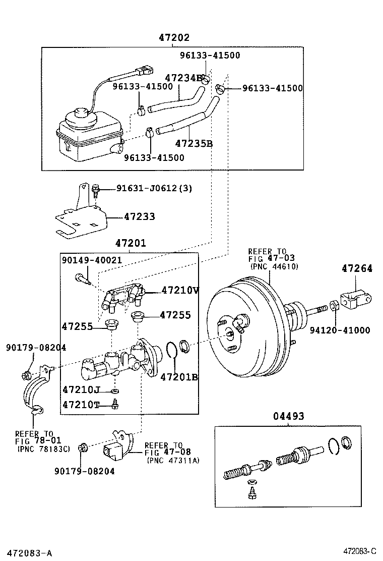 47220-63011 RESERVOIR SUB-ASSY, BRAKE MASTER CYLINDER product image