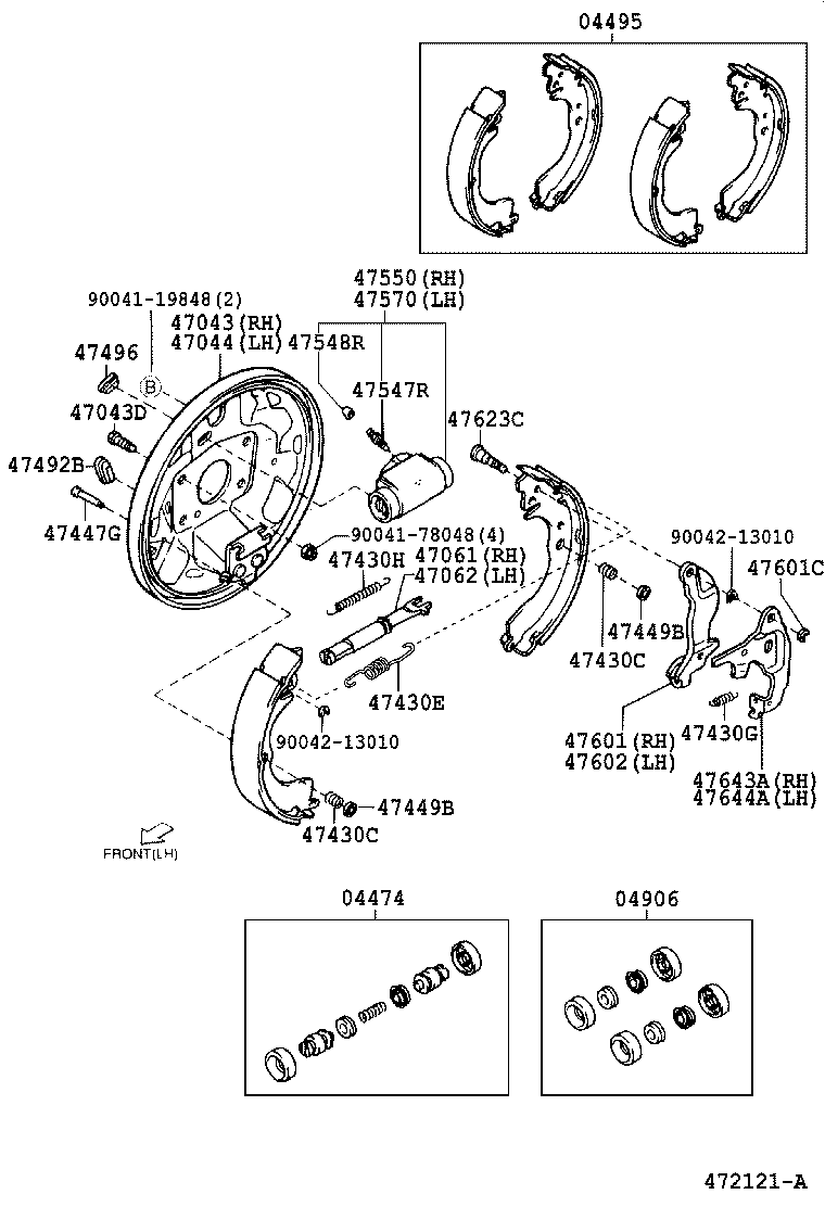 90045-23013 WASHER, C(FOR REAR BRAKE) product image