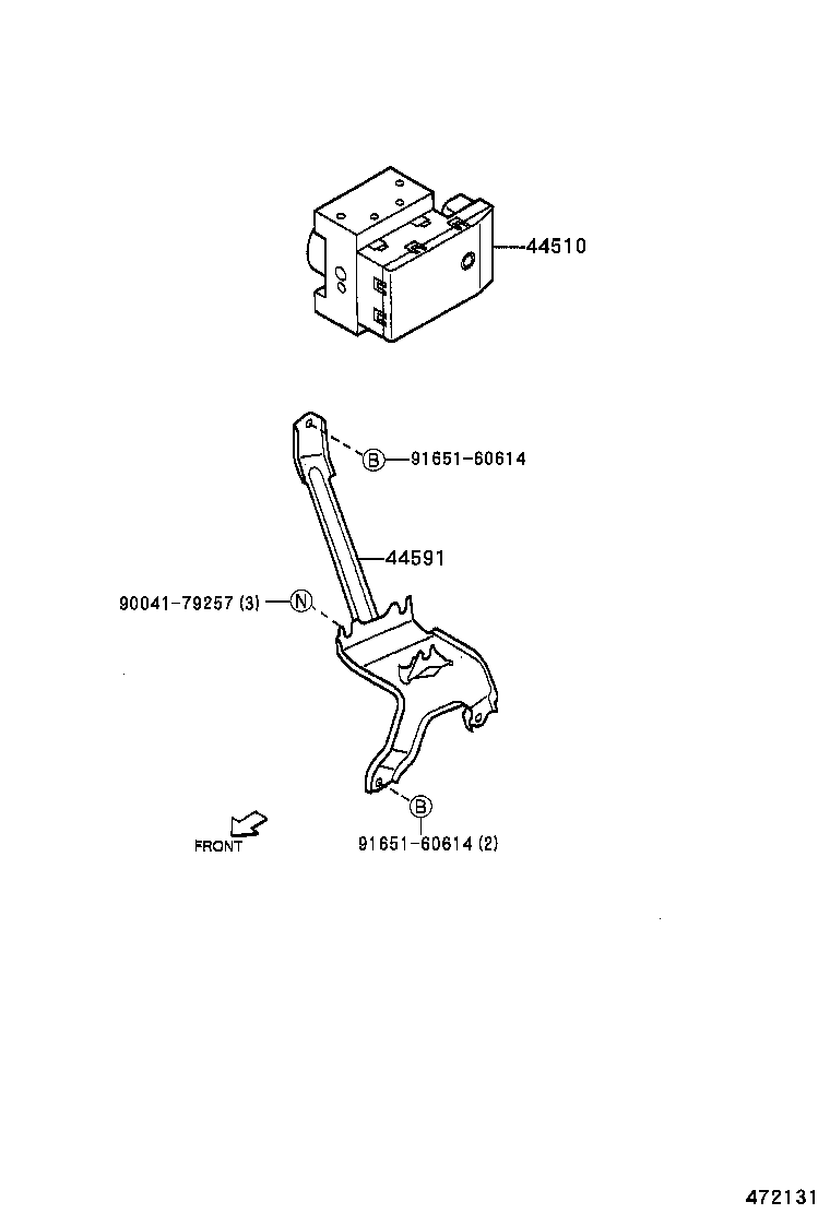 44050-97401 ACTUATOR ASSY, BRAKE product image