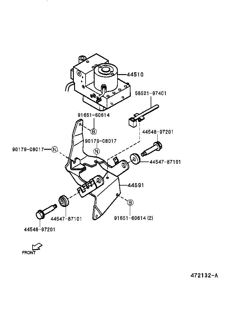 44050-97401 ACTUATOR ASSY, BRAKE product image