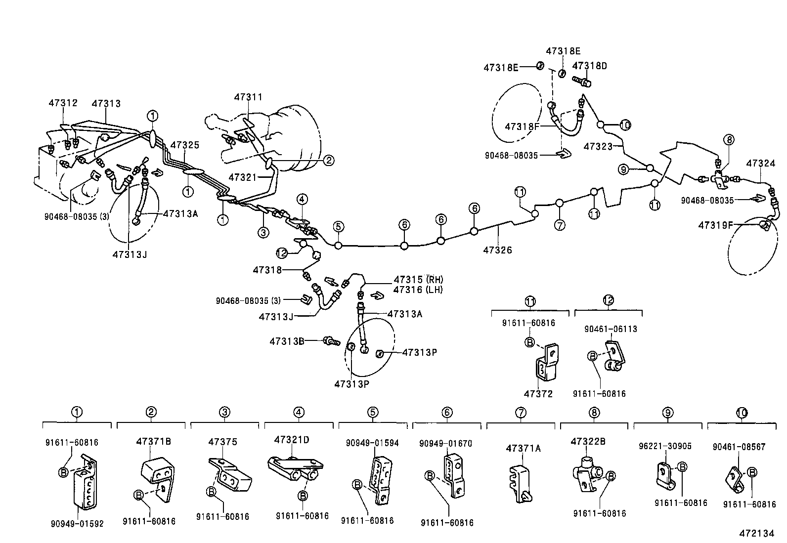 44510-28040 ACTUATOR ASSY, BRAKE product image