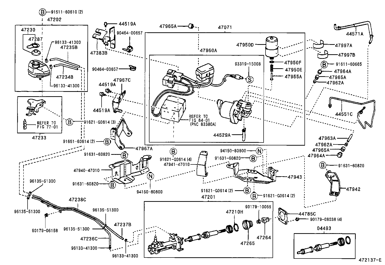47275-42010 GASKET, BRAKE MASTER CYLINDER product image