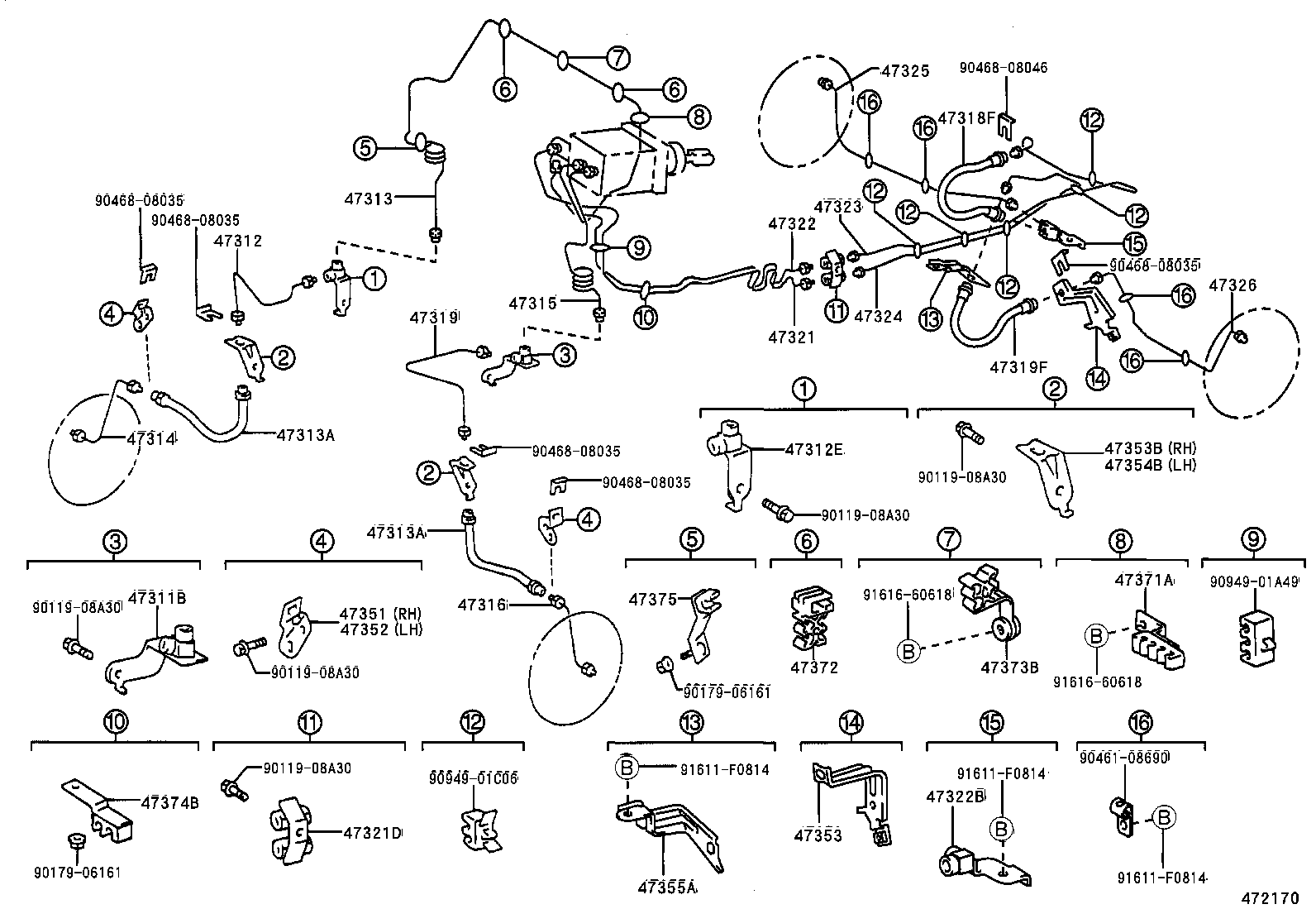 44510-35090 ACTUATOR ASSY, BRAKE product image
