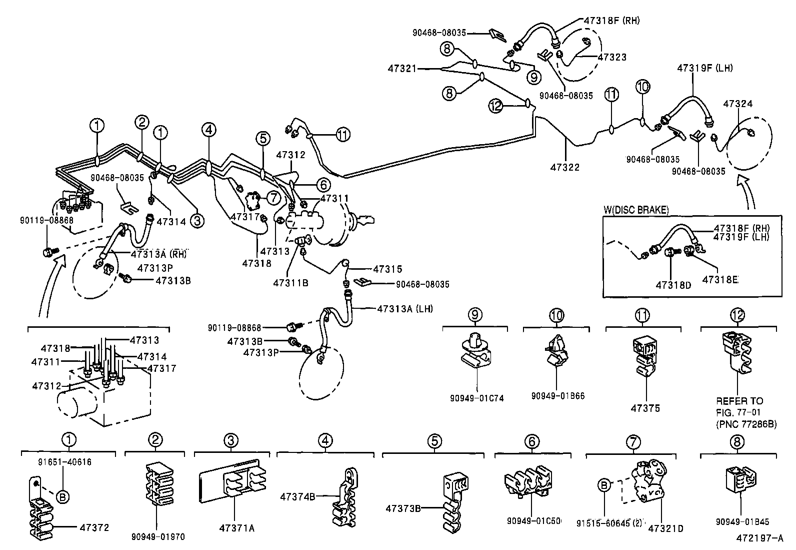 44050-12123 ACTUATOR ASSY, BRAKE product image