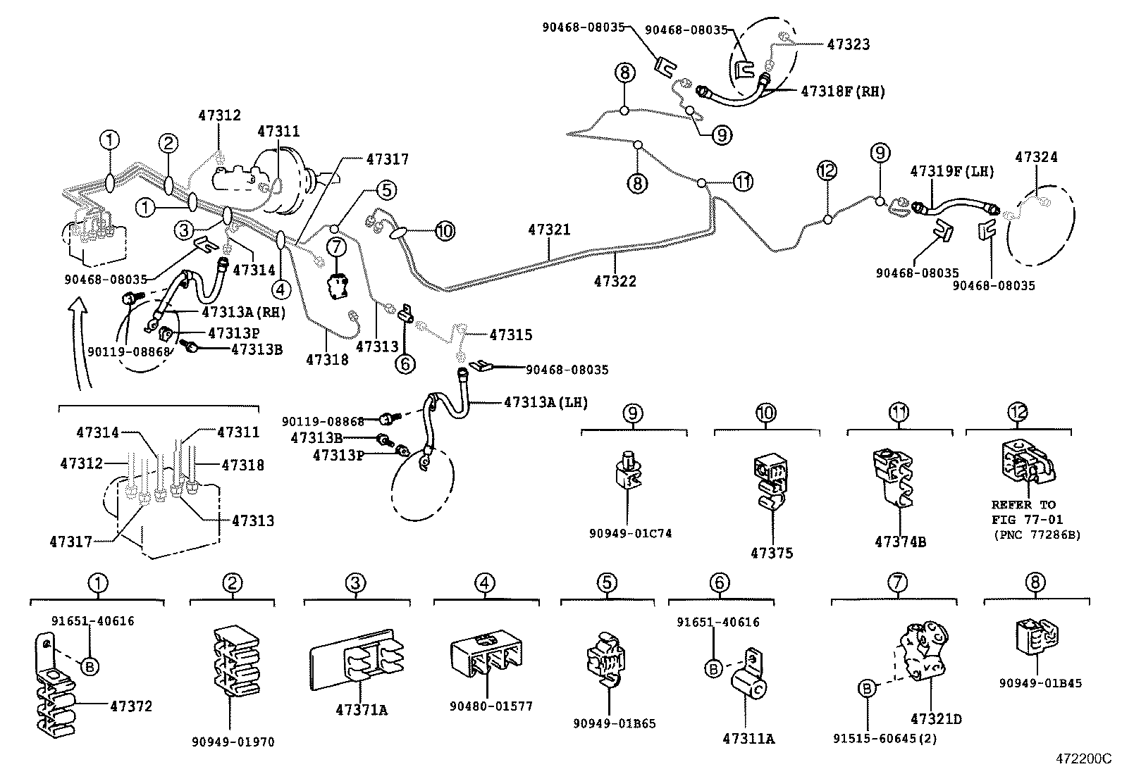 44050-12172 ACTUATOR ASSY, BRAKE product image