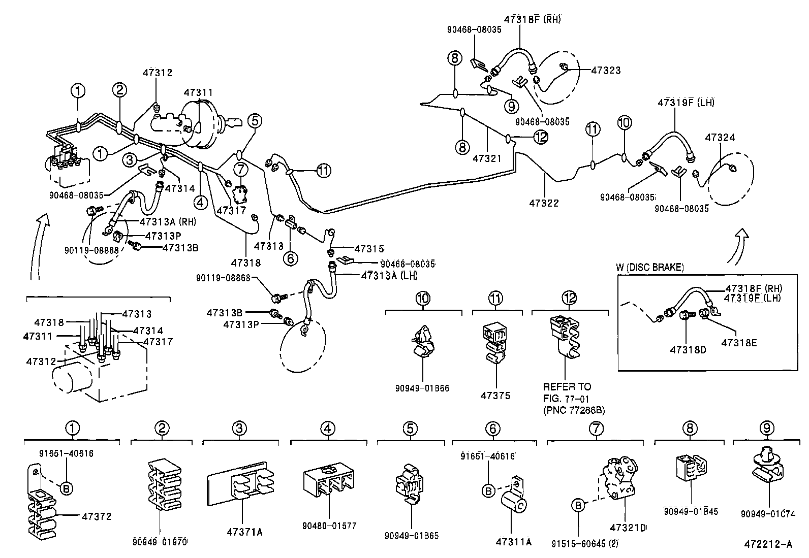 44050-12123 ACTUATOR ASSY, BRAKE product image