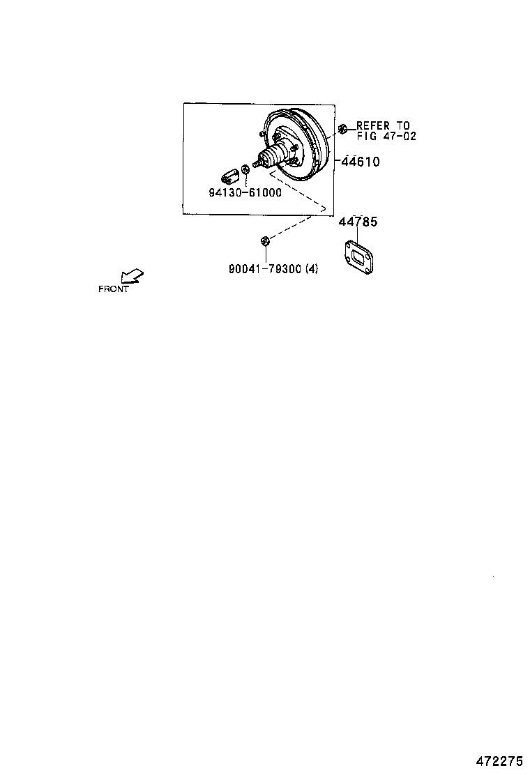 44610-97508 BOOSTER ASSY, BRAKE product image