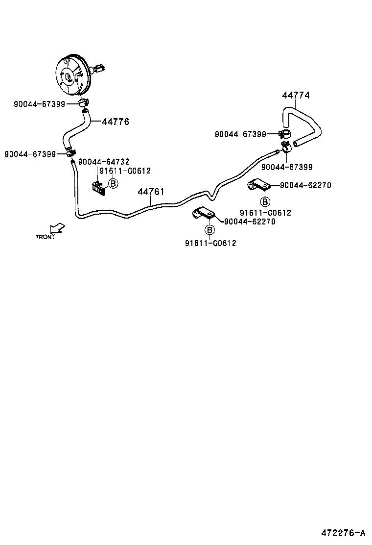44610-97508 BOOSTER ASSY, BRAKE product image