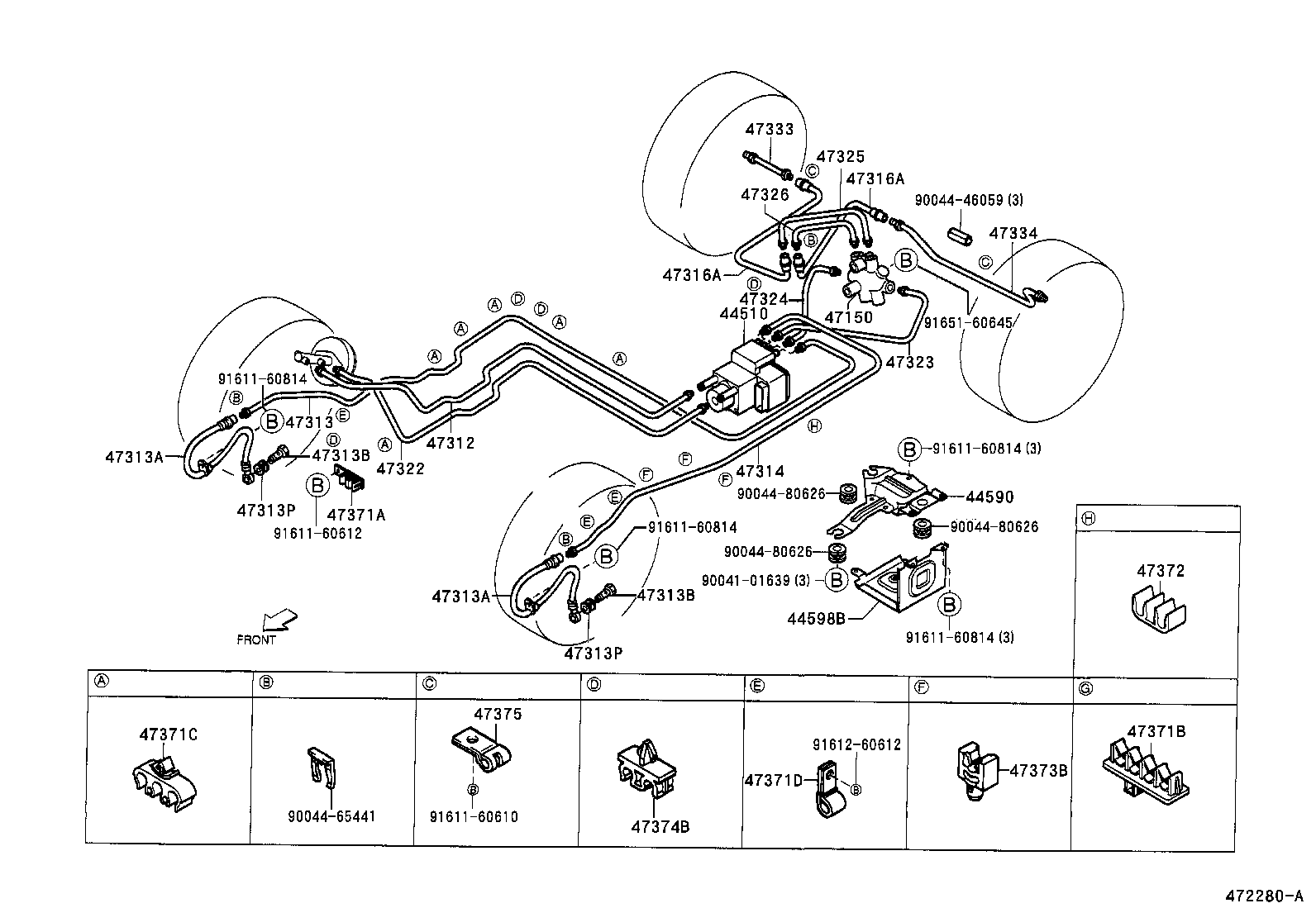 44050-97515 ACTUATOR ASSY, BRAKE product image
