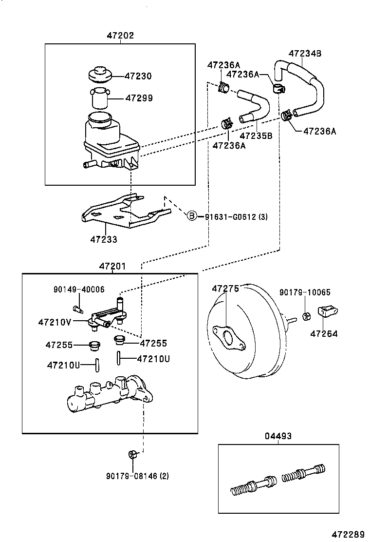 47220-48030 RESERVOIR SUB-ASSY, BRAKE MASTER CYLINDER product image