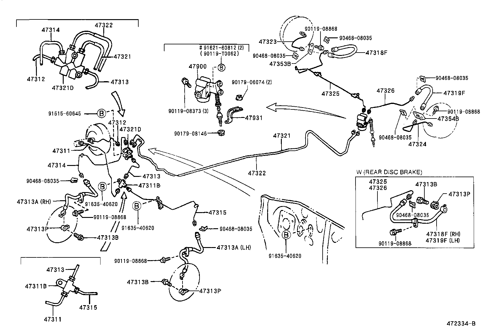 44050-52220 ACTUATOR ASSY, BRAKE product image