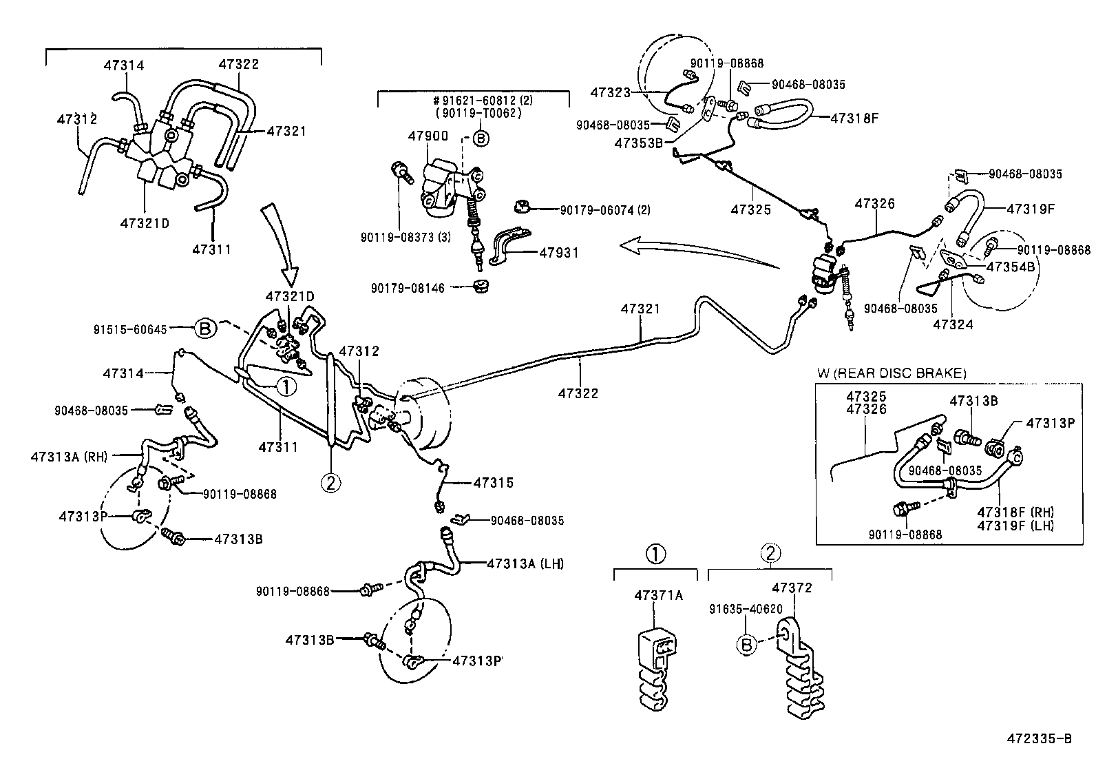 44050-52220 ACTUATOR ASSY, BRAKE product image