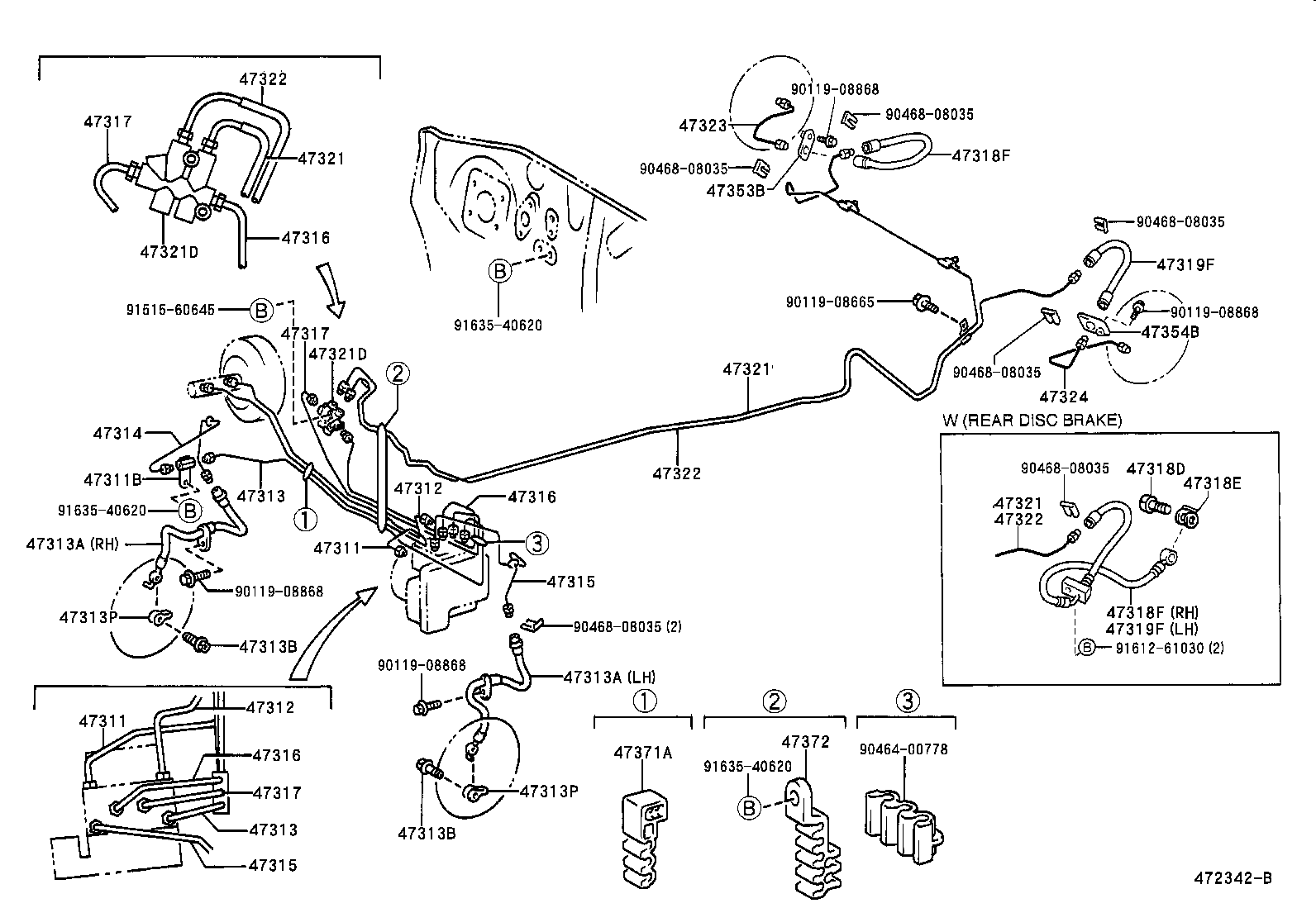 44050-52220 ACTUATOR ASSY, BRAKE product image