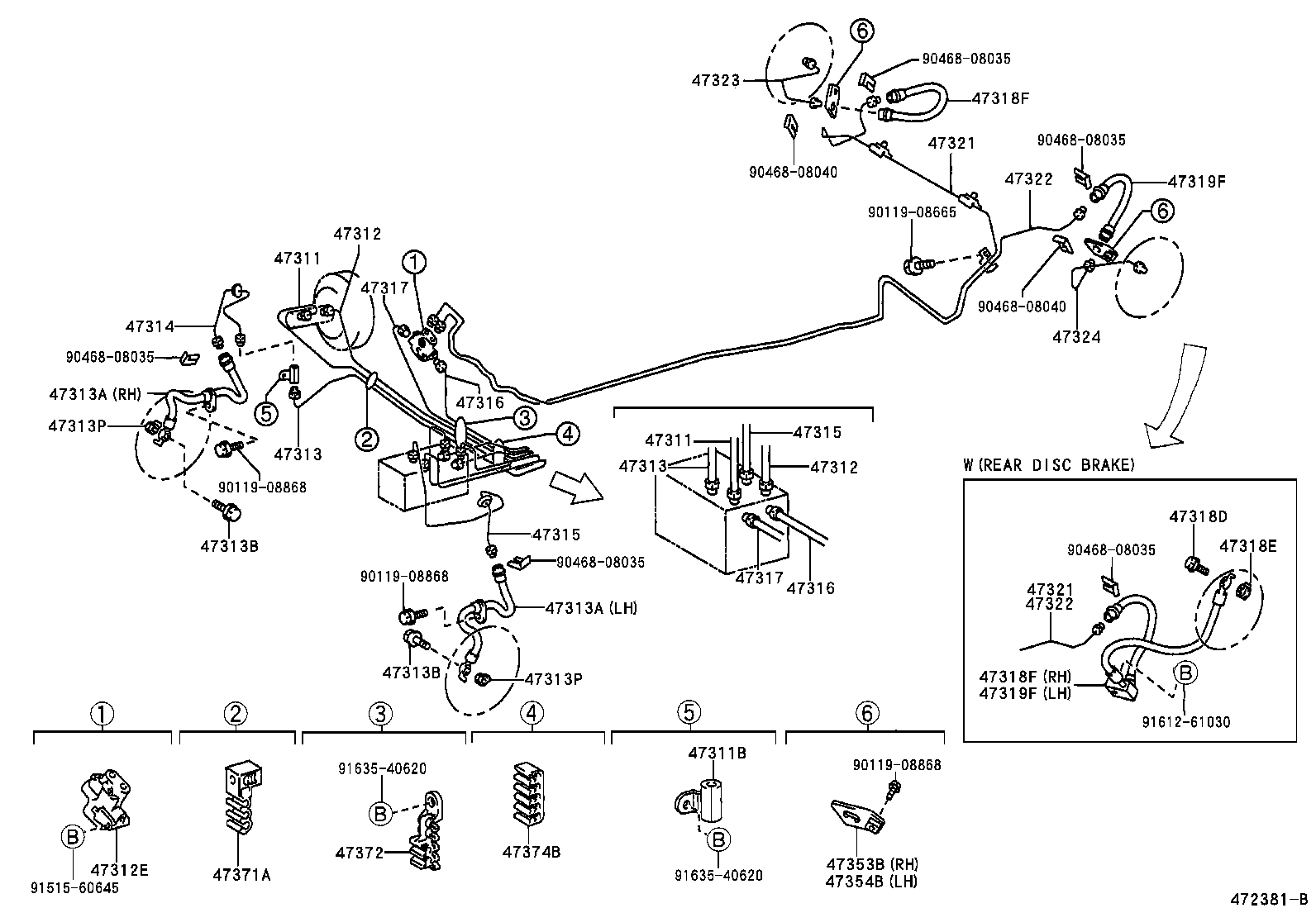 44546-05020 CUSHION, BRAKE ACTUATOR BOLT product image