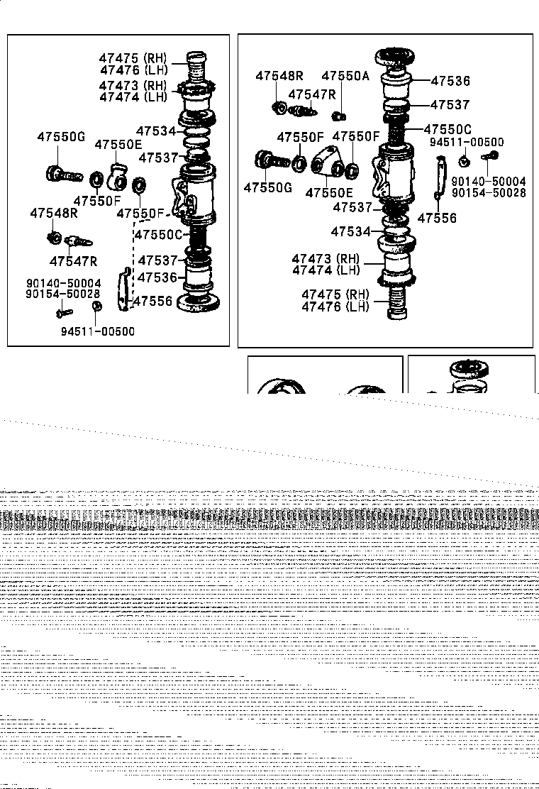 04476-60010 CUP KIT, REAR WHEEL CYLINDER product image