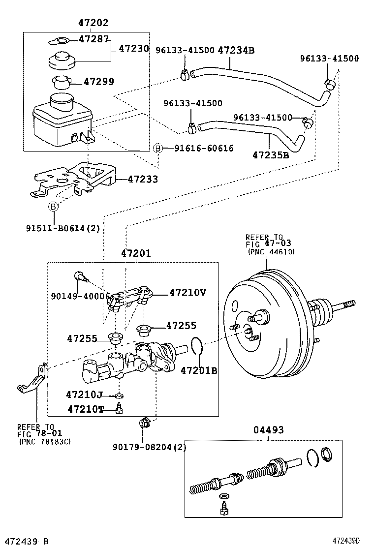 47220-44090 RESERVOIR SUB-ASSY, BRAKE MASTER CYLINDER product image