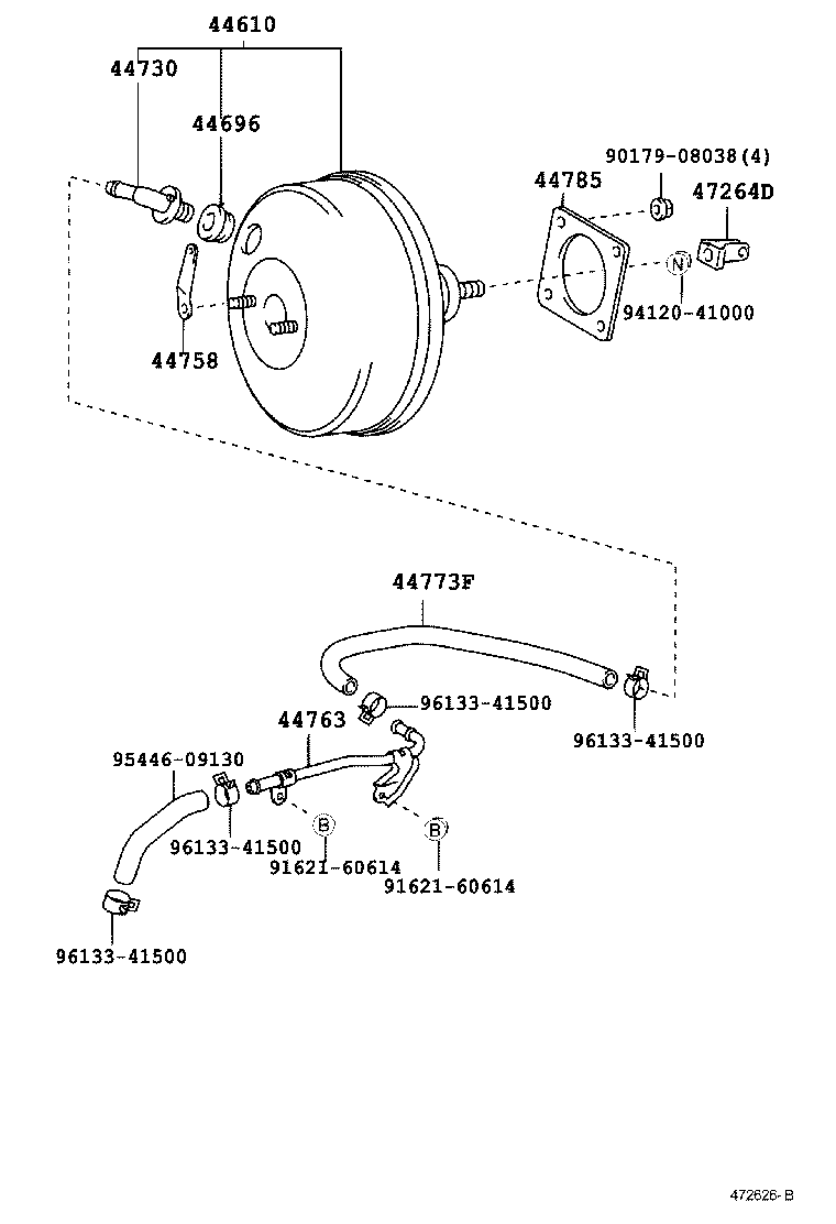 44610-02110 BOOSTER ASSY, BRAKE product image