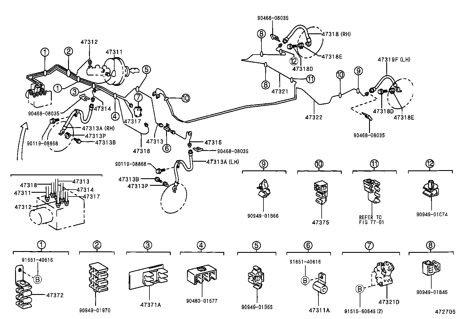 44050-13010 ACTUATOR ASSY, BRAKE product image