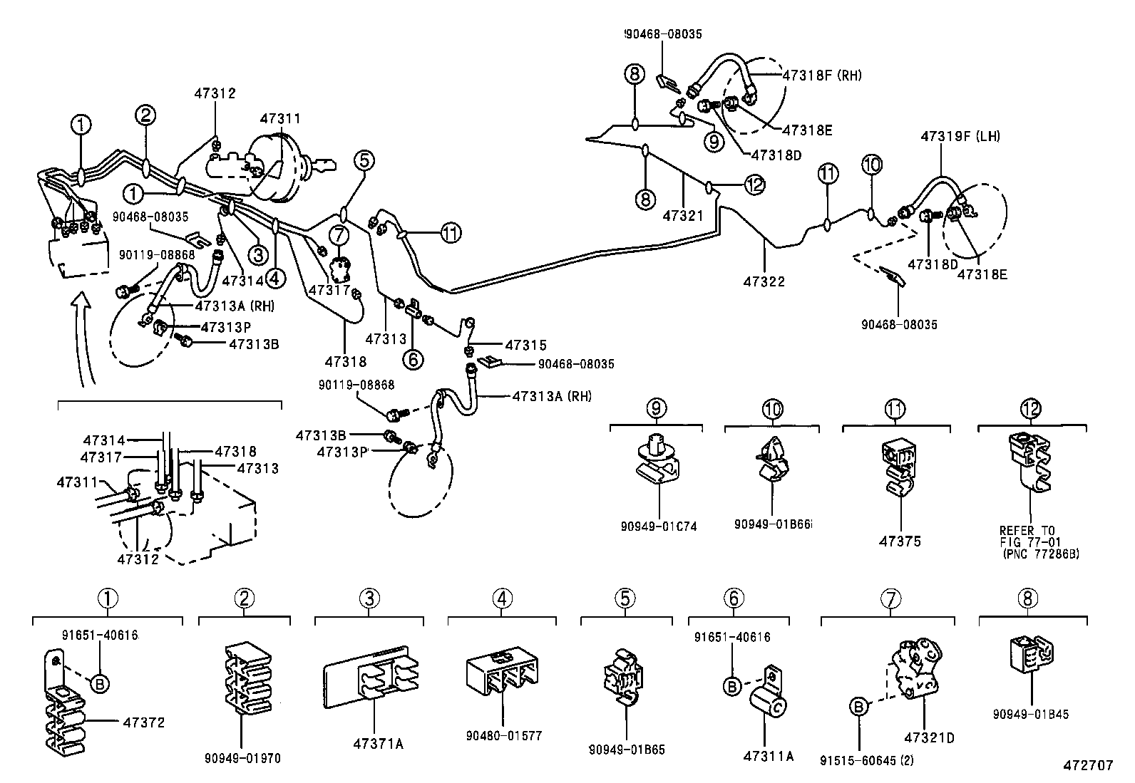 44050-13010 ACTUATOR ASSY, BRAKE product image