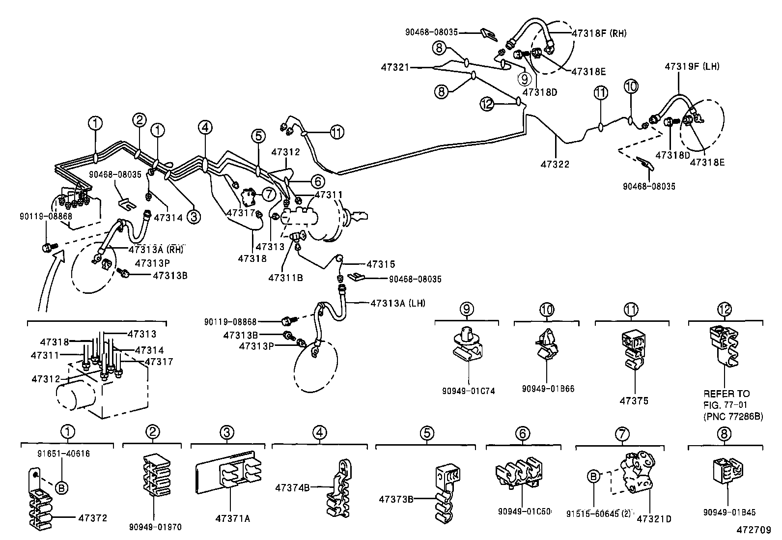 44050-13010 ACTUATOR ASSY, BRAKE product image