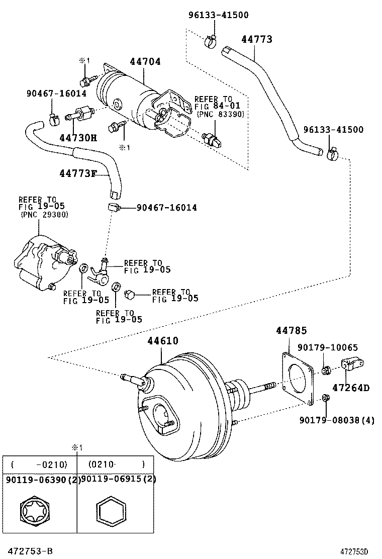 47264-63010 CLEVIS, BRAKE MASTER CYLINDER PUSH ROD product image
