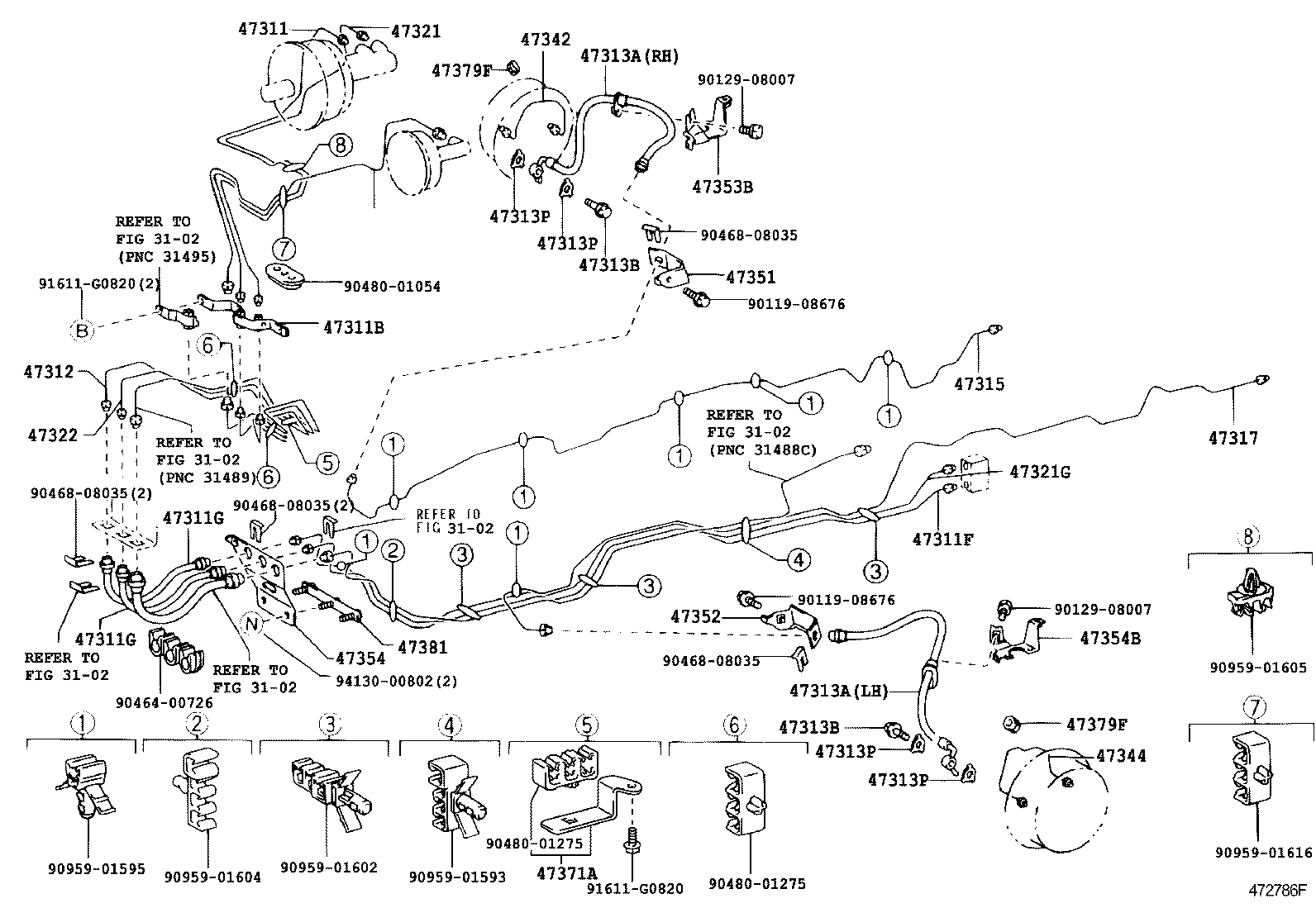 44590-37020 BRACKET ASSY, BRAKE ACTUATOR product image