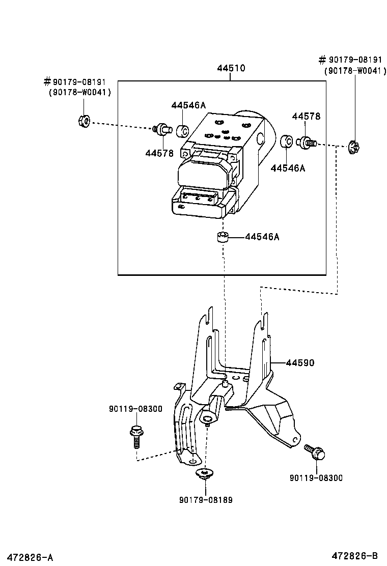 44050-02090 ACTUATOR ASSY, BRAKE product image