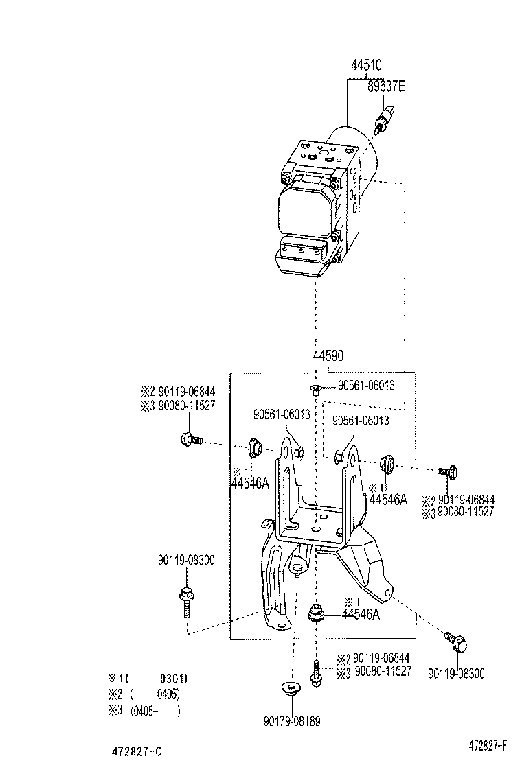 44050-02090 ACTUATOR ASSY, BRAKE product image