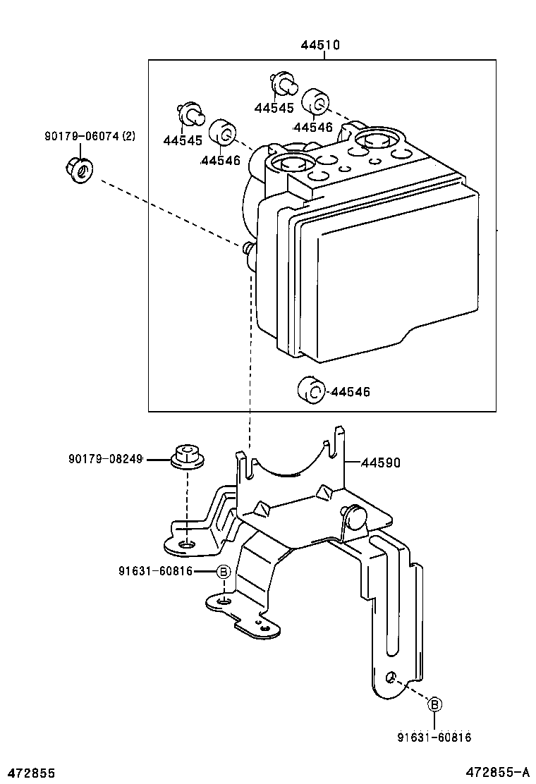 44050-20082 ACTUATOR ASSY, BRAKE product image