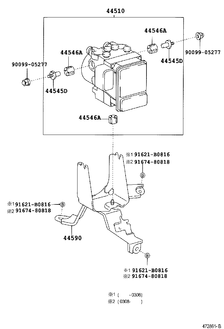 44050-28070 ACTUATOR ASSY, BRAKE product image